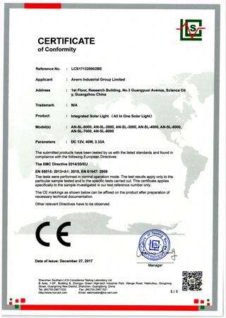 anern industry group certification