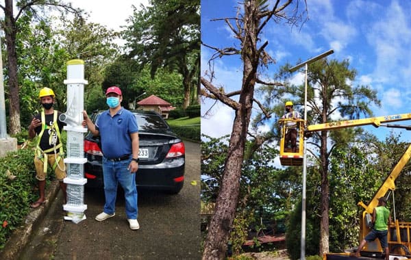 135 conjuntos de proyectos de farolas solares de 80W en carreteras rurales en Malasia