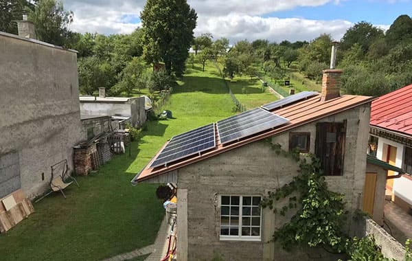 5.5kw Sistema de energía solar fuera de la red en Eslovaquia