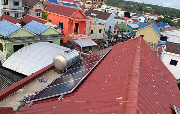 5kw Batería de Litio Sistema Solar en Camboya