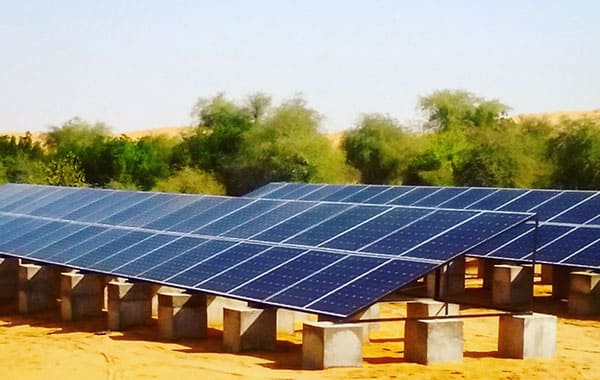 80kw Sistema de energía solar fuera de la red en Arabia Saudita