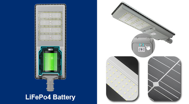 Ventajas de la luz de calle solar de 150 vatios (ISSL-C)