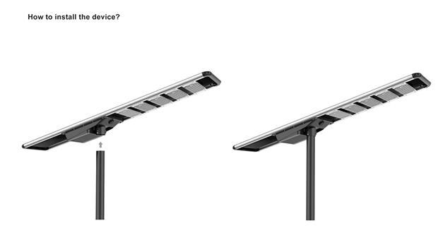 Cómo instalar farola solar todo en uno