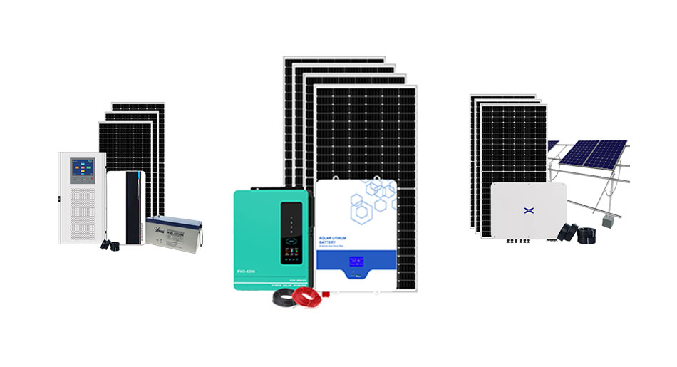 Sistema solar de rejilla apagado/encendido