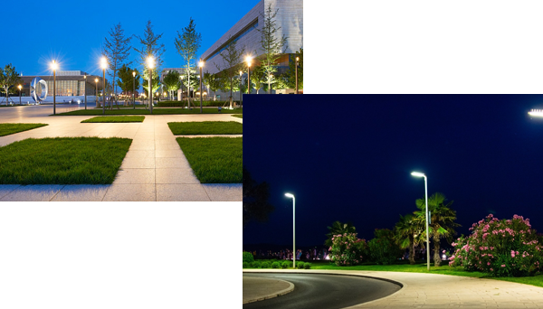 Plazas, Estacionamientos, Parques