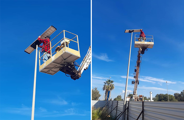 Iluminación rural: fabricante de farolas solares todo en uno para caminos de campo