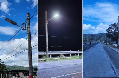 Sistema de lámpara solar todo en uno en iluminación de carretera