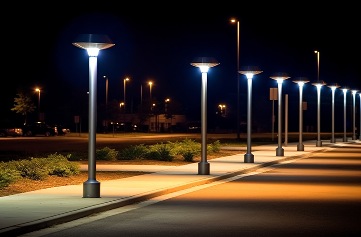 Transporte revolucionario: Exportador de luz solar de jardín para senderos y carriles de bicicleta