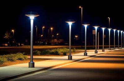 Transporte revolucionario: Exportador de luz solar de jardín para senderos y carriles de bicicleta