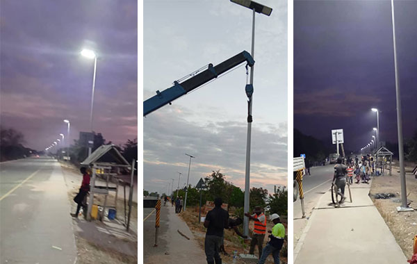 Tanzania compró e instaló luces de calle solares SLZ