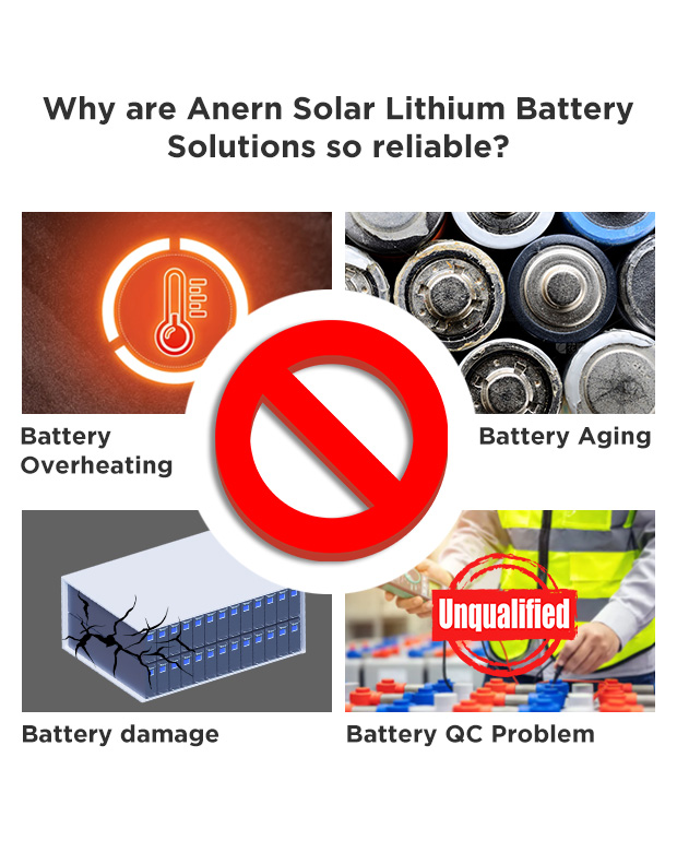 ¿Por qué las soluciones solares de la batería de litio de Anern son tan confiables?