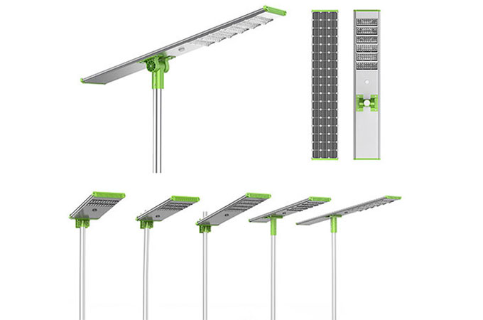 Luz de calle solar 30W