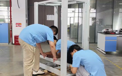 Instalación de sistema de almacenamiento de energía comercial con batería de litio de 60KWH 5