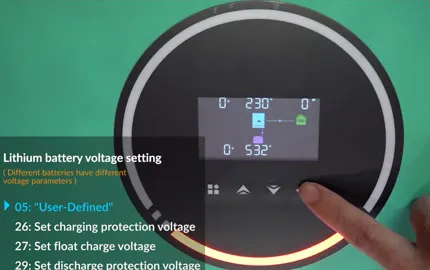 Tutorial de configuración de voltaje del inversor Anern AN-SCI-EVO 6200