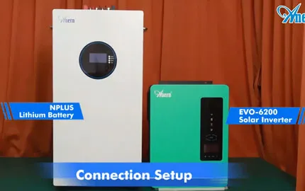 Prueba de conexión y rendimiento del inversor Anern EVO-6200 y la batería de litio Nplus