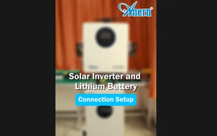 Configuración de conexión y salida del inversor Anern HYI y la batería de litio Nplus