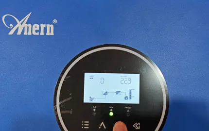 Prueba de rendimiento a plena carga del inversor Anern PVI-4P V2