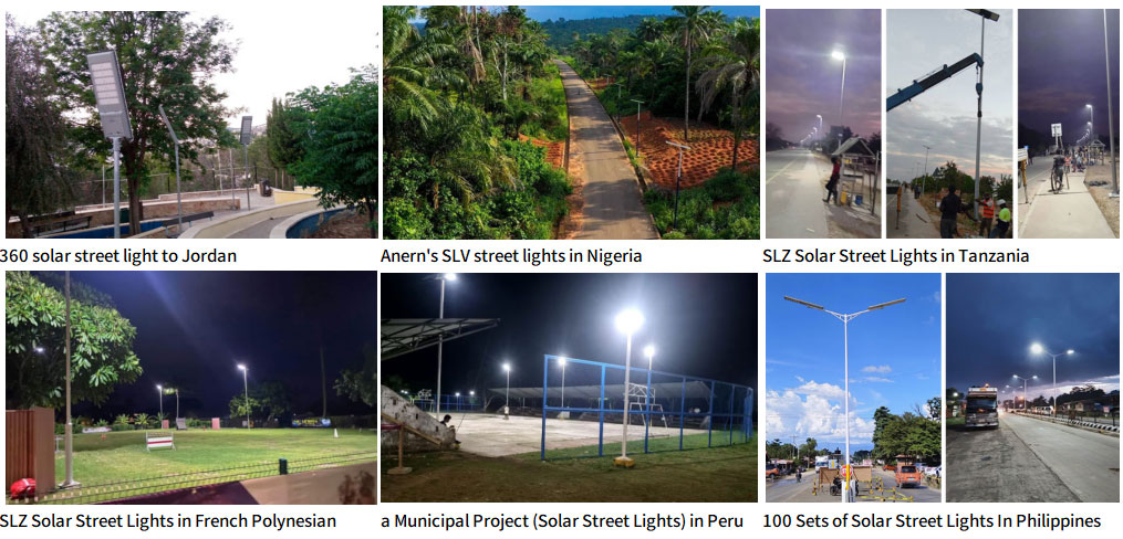 all-in-one solar street light projects