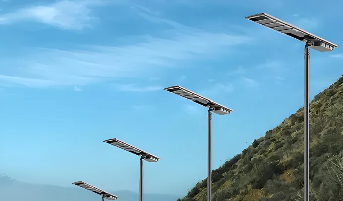 Mantenimiento de farolas solares