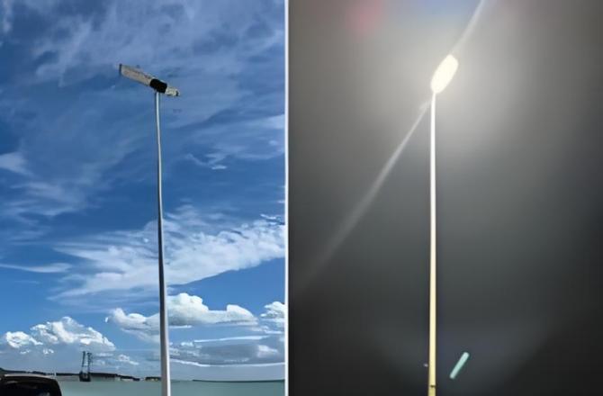 Proyecto de 500 unidades de farolas solares Slz-100w en México