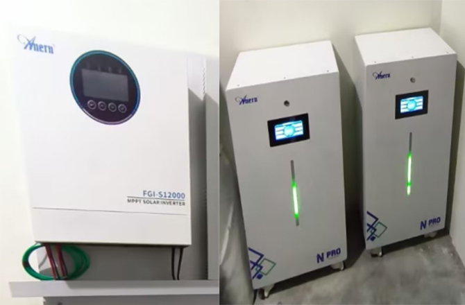 Proyecto de energía de respaldo con inversor y batería de litio de Anern Philippines
