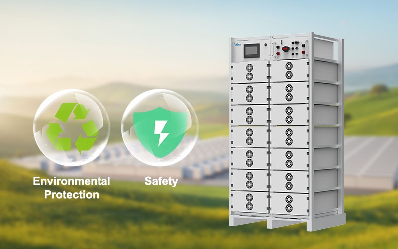Ventajas de la batería solar comercial de alto voltaje de 215KWH y 100KW