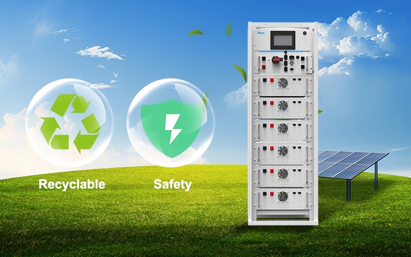 Ventajas de la batería de litio comercial de alta tensión de 60KWH y 30KW