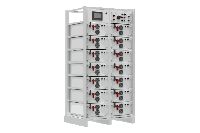 Batería solar comercial de alto voltaje de 215KWH y 100KW